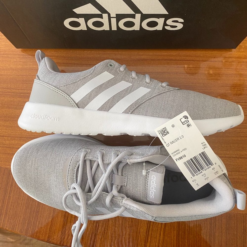 Adidas QT Racer 2.0 Grey - Womens - NEW IN BOX